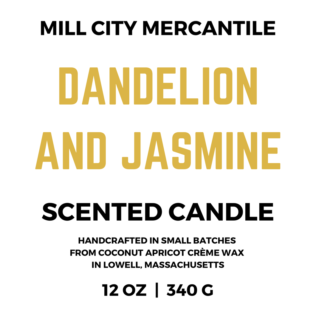 DANDELION AND JASMINE - CANDLE